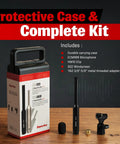 ECM999 Measurement Microphone For Room Calibration And Audio Testing Gear with complete kit including case and clip