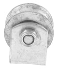 Beefy heavy-duty cast iron sliding gate pulley for smooth garage and gate operation