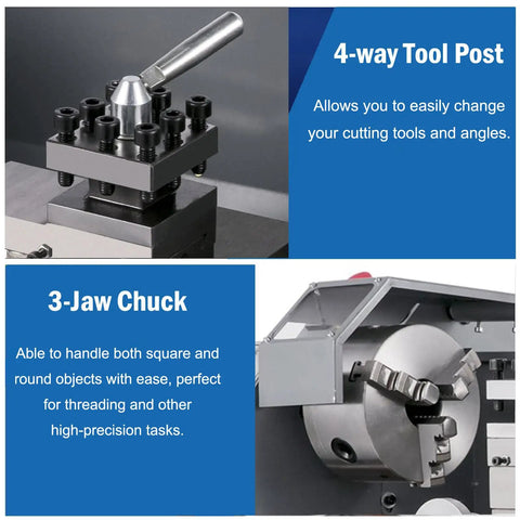 Dead Nuts Accurate 8 X 14 Inch Benchtop Mini Lathe Machine 0 To 2250 Rpm Variable Speed With Digital Readout Crisp Metalworking Turning And Auto Mods Your Ultimate Shop Beast