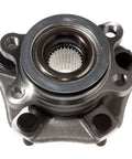 Front view of Front Wheel Hub And Bearing Assembly Set For 2015 2018 Chevrolet City Express And 2013 2019 Nissan NV200 Sentra OE Quality Heavy Duty High Load Capacity Two Pack Replacement Parts