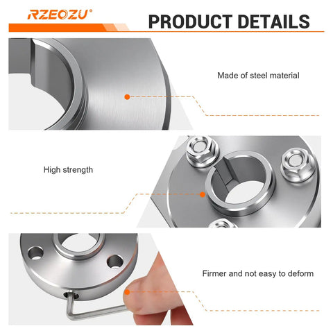 Three Quarter Inch Crankshaft Holder Tool Kit Replacement For Predator 212 Engine, showing steel material and strength details.