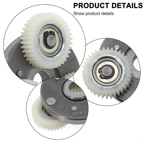 Beefed Up Nylon Gear Drive Kit for 250W 350W E-Bike Hub Motors with 36T Planetary Gears Bearings