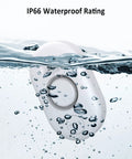 Smart WiFi Water Leak Detector For Home With Real Time App Alerts 2 4GHz Gateway And Six Sensors Keeps Your Phone In The Loop With Tuya App On iOS And Android. IP66 waterproof leak sensor submerged in water