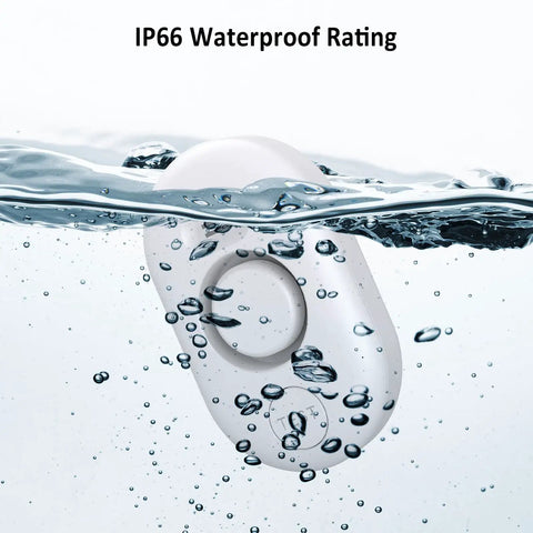 Smart WiFi Water Leak Detector For Home With Real Time App Alerts 2 4GHz Gateway And Six Sensors Keeps Your Phone In The Loop With Tuya App On iOS And Android. IP66 waterproof leak sensor submerged in water