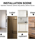 Installation scene for Cabinet Door Ball Catch Kit For Wardrobe And Cabinet Doors Metal Spring Latch With Easy Install