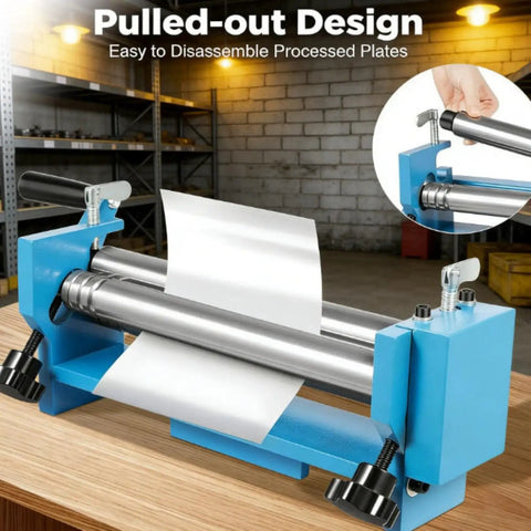 Heavy Duty Manual Sheet Metal Bending Machine 320 MM Slip Roll Bender Hand Operated Metal Plate Roller For Steel Copper Aluminum Precision Industrial Badass Workshop Rig