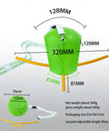 Upgraded Golf Swing Trainer Ball For Posture Correction And Muscle Memory Portable Golf Training Aid dimensions shown