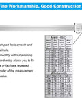 Pro Grade Stainless Steel Vernier Caliper 0 To 12 Inch 300mm Micrometer Style Measuring Tool with conversion chart
