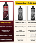 Heavy Cut Compound For Deep Scratches And Sanding Marks Remove Oxidation Pro Grade Car Paint Correction Polish For DA And Rotary Buffers Get That Smooth Auto Finish 16 Oz bottle