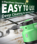 12In1 Steam Mop With Detachable Handheld Cleaner Straight Up Game Changer Chemical Free Deep Floor Steamer 1400W Quick Heat 221Degree Tool For Hardwood Tile Laminate Rug in action removing stains from a stove.