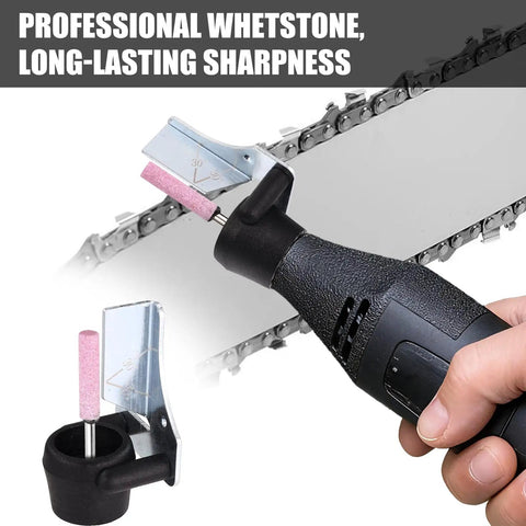 Chainsaw Sharpening Attachment Kit For Dremel And Rotary Tools With Universal Gardening Tool Attachment And Lawn Mower Sharpener