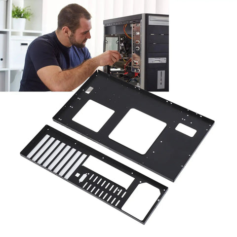 Heavy Duty Open Pc Rack Enclosure Stand With Clean Cable Routing Supports Atx Micro Atx Itx Boards Reinforced Steel DIY workbench components.