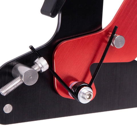 Close-up of Pro Grade Spoke Tension Meter for Bicycle Wheels Aluminum Alloy Measurement Tool with Accurate Readings