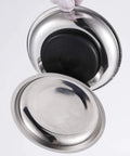 8 Piece Magnetic Bowls And Trays Set 6 Inch Round Stainless Steel Magnetic Parts Organizer with two detached bowls