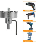 Pro Grade 23 Piece Carbide Hole Saw Kit With Pilot Bits From 5/8 to 4 Inch Set for Metal Wood Plastic Stainless Steel with drill options