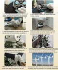 Instructional assembly guide for Rugged 13000W Wind Turbine Kit for Home Off Grid Power 12V 24V 48V Windmill With Controller