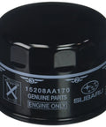 Oil Filter For Subaru WRX BRZ Outback Wilderness 2015 2026 Turbo 15208AA170 Genuine OEM Replacement with label close-up