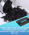 Durable plastic granules and Two Pack Sliding Screen Door Pull Set For A111 Replacement shown with handle close-up.