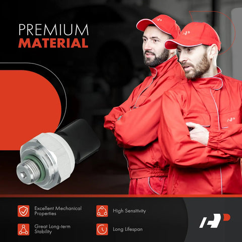 HVAC Pressure Transducer And Switch 3 Pin For Honda CRV Civic Accord Pilot with mechanics in red uniforms
