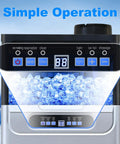 Control panel of Commercial Ice Maker 100 Lbs Per Day Under Counter Or Freestanding 22 Lbs Ice Storage Dual Water Inlet Modes
