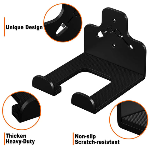 Heavy Duty Wall Mounted Garage Tool Organizer Rack For Grass Trimmers Hedge Trimmers Weed Whackers And Garden Tools With Protective Rubber Pad Rust Resistant No Slip Holder 1 Pack