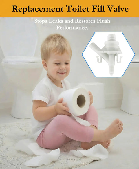 Dometic RV Toilet Water Valve Replacement Kit With Freeze Resistant Tech For 300 310 320 Pedal Flush Models No Hassle Easy Install Leakage Resistant Glass Fiber Reinforced Polymer Durable Camper Toilet Valve For Van And RV, white valve