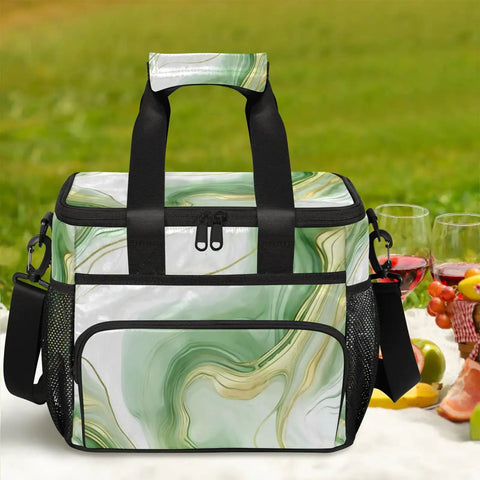 Insulated Picnic Backpack Lunch Box For Women And Men Portable Picnic Bag Tote For Beach Work Office Travel Or Camp Spacious