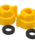 Quick Detach Sprayer Nozzle Caps With Gaskets 2 Pack For All Flat Fan Nozzles Leakproof Quick Attach Fit Up To 300 Psi