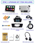 Ford Wireless CarPlay Upgrade Kit From 2 To 3 With 8 Inch Touchscreen GPS Navigation APIM NA223 Preprogrammed VIN Data components