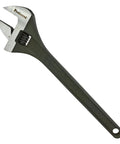 Adjustable Wrench 18 Inch T05007 With Raised Head Wide Grip And Thin Jaw For Tight Spaces Phosphate Finish Rust Resistant