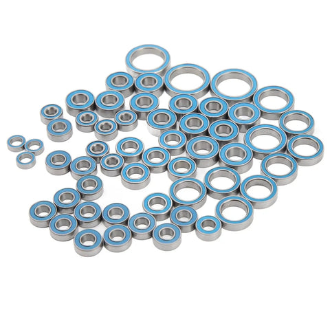 Hardened Steel Deep Groove Ball Bearing Kit For 1/10 Scale RC Crawler Cars Slick 55 Piece Heavy Duty Upgrade Set Smooth Rolling Parts For Gnarly Off Road Rigs