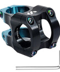 Beefy Aluminum MTB Bike Stem 30 Degree Rise, 50mm Center Distance, 28.6mm Steerer, 31.8mm Handlebar Clamp, CNC Machined 6061 T6, 120g