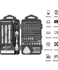 Dope All In One 138 In 1 Precision Screwdriver Set With Magnetic Bits And Portable Case For Electronics And DIY Repair Pro Tool Kit
