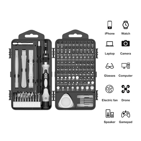 Dope All In One 138 In 1 Precision Screwdriver Set With Magnetic Bits And Portable Case For Electronics And DIY Repair Pro Tool Kit
