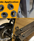 Badass M6 Hex Nuts 100 Piece Set Premium Carbon Steel Black Oxide Coating for automotive and furniture applications.