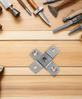 Heavy Duty Stainless Steel Torque Positioning Damping Door Pivot Hinges 2 Newton Meter for cabinets, on wooden surface.