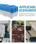 Hollow Brick Molds For Concrete Reusable Plastic Paver Mold For DIY Garden Walls And Patio Decor Rugged Concrete Forms