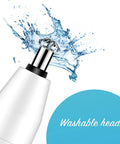 Women's Ear And Nose Hair Trimmer Cordless Battery Powered For Easy Snip And Clean 360 Degree Beveled Blade Delivers No Pull No Snag Compact Portable Groomer For Quick Home Grooming On The Go True Glow Style washable head close-up