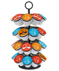 Coffee Pod Carousel Organizer With 360 Degree Revolving Base Holds 36 K Cup Pods Across Four Layers For Easy Sorting And Quick Access