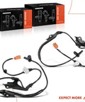 Top Shelf Front Left And Right Abs Wheel Speed Sensor Pair Kit For Honda Accord 2003 To 2007 And Acura Tsx 2004 To 2008 with packaging.