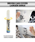 Car Touch Up Paint Pen for Scratches and Dings, Quick and Easy Automotive Paint Repair, Clear White Finish shown in use