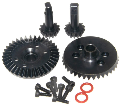 Traxxas E-Revo Diff Spiral Bevel Ring Gear Kit For 1/10 Summit RC Car Steel Front And Rear Differential Upgrade 5379X 13-37T