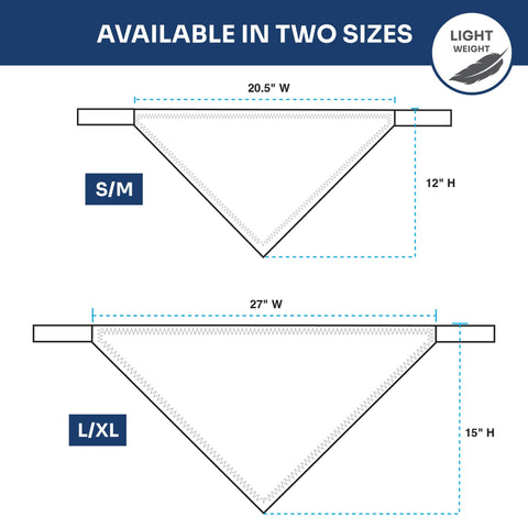 NBA San Antonio Spurs Tie Bandana For Pets Large X Large Dog Cat Bandanna Scarf Bib, size and measurements chart for pets.