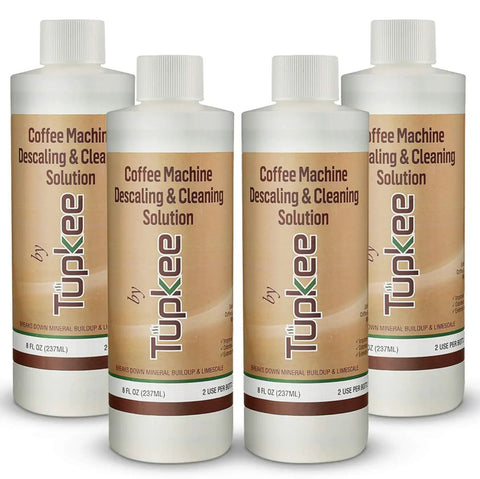 All Purpose Coffee Machine Descaler And Cleaning Solution Made In The USA For A Quick Three Easy Step Clean Keurig Nespresso Breville Delonghi Coffee Makers And Espresso Machines Two Uses Per Bottle Pack Of Four - Four Bottles Image
