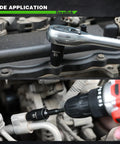 30-Piece Half Inch Drive Shallow Metric Impact Socket Set With Chrome Moly Steel, 10mm socket used on engine