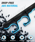 Heavy Duty Fishing Rod Holder 2 Pack for Garage Storage Ceiling Or Wall Mount Rod Rack with ABS Material and TPR Coating