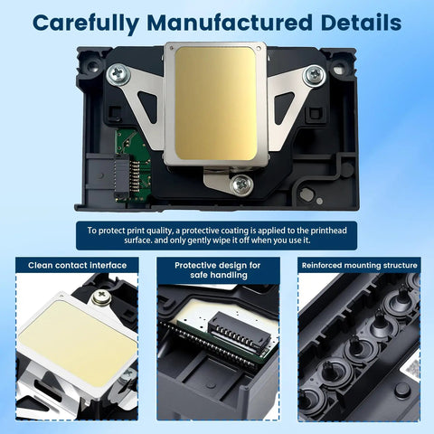 L1800 DTF Printhead Replacement For L1800D 1390 1400 1430 1500W R260 R270 R330 Printers in protective casing with smooth ink flow design
