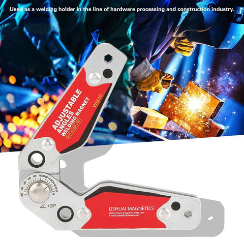 Fabater Welding Magnetic Holder With Adjustable Angles From 20 To 200 Degrees and clear scale display for precise positioning