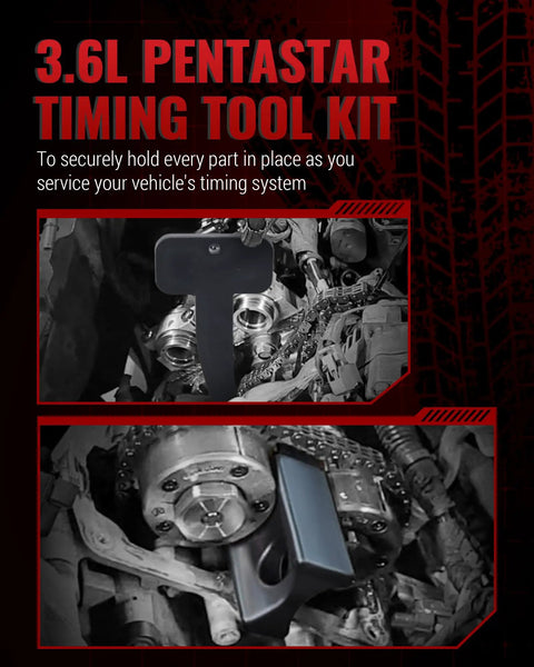 3.6L Pentastar Timing Tool Kit For 2011-2019 Chrysler Dodge Jeep Ram Vehicles Pro-Grade Camshaft Phaser Lock in engine