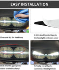 Installation steps for Headlight Eyebrow Eyelid Upper Trim Bezel Cover For Road Glide 2015 Up Matte Black Visor Decoration Sticker